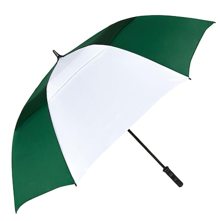 Natico Originals 64 in Vented Tornado Umbrella Green White 6083GNWH